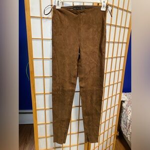 Ralph Lauren Lambskin Suede Pant
